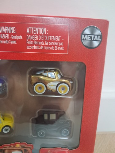 Cars mini racers pack gold - cars,